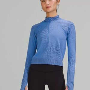 lululemon athletica Blue Long Sleeve Top
